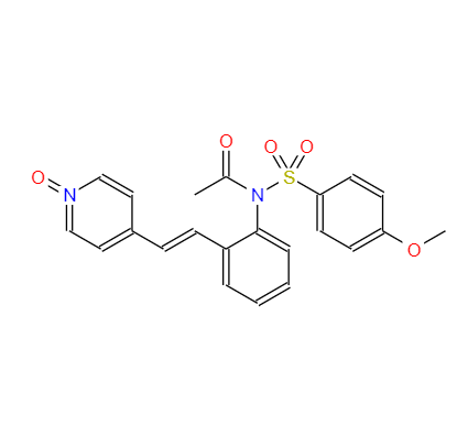 173529-46-9 (E)-4-[2-[2-[N-乙酰基-N-[(4-甲氧基苯基)磺酰]氨基]苯基]乙烯基]吡啶 1-氧化物