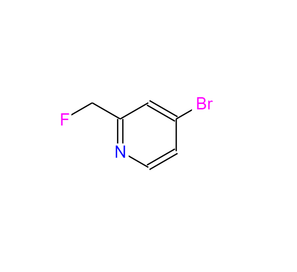 Pyridine, 4-bromo-2-(fluoromethyl)-