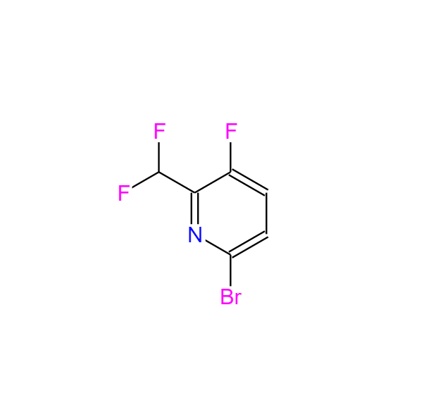 3-氟-6-溴-2-二氟甲基吡啶
