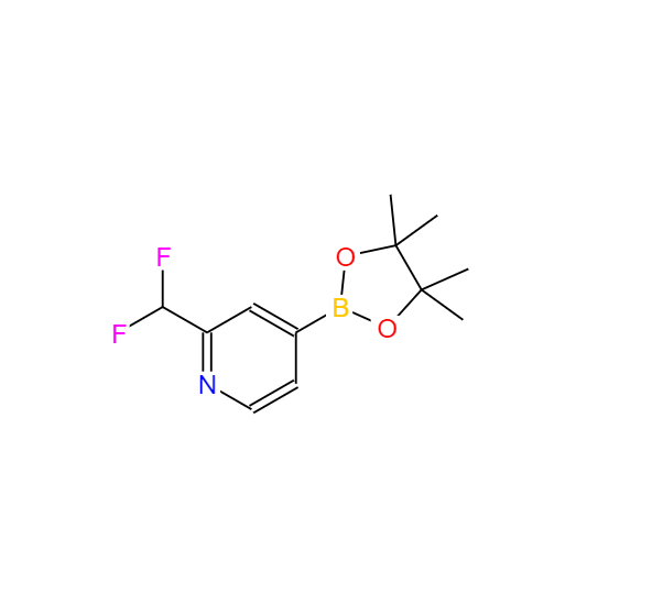 2-(Difluoromethyl)-4-(4,4,5,5-tetramethyl-1,3,2-dioxaborolan-2-yl)pyridine 1193104-53-8