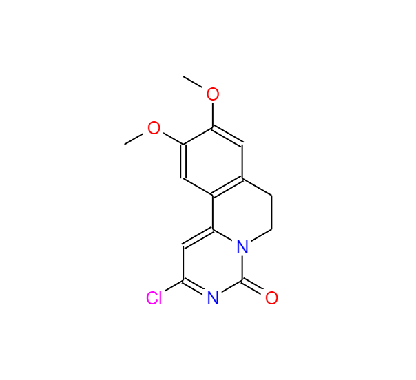 2-氯-9,10-二甲氧基-6,7-二氢-4H-嘧啶并[6,1-a]异喹啉-4-酮