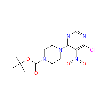 1-BOC-4-(6-氯-5-硝基-4-嘧啶)哌嗪