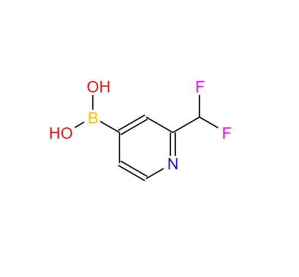 2-二氟甲基吡啶-4-硼酸