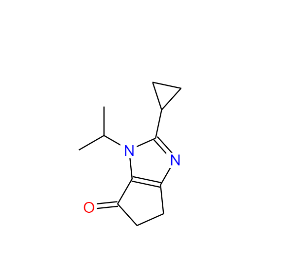 Cyclopent[d]imidazol-4(3H)-one, 2-cyclopropyl-5,6-dihydro-3-(1-methylethyl)-