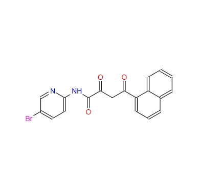 N-(5-bromo-pyridin-2-yl)-4-naphthalen-1-yl-2,4-dioxo-butyramide 182828-47-3