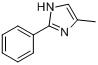 CAS:827-43-0_4-甲基-2-苯基咪唑的分子结构