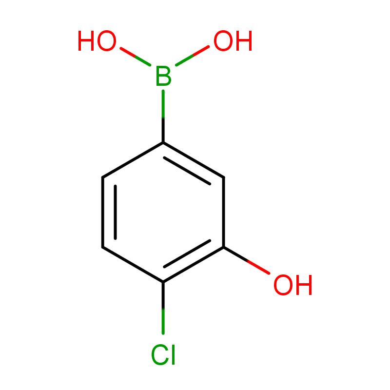 915201-06-8 (4-氯-3-羟基苯基)硼酸 结构式图片