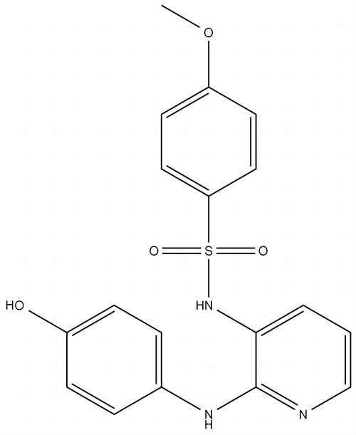 N-[2-[(4-羟基苯基)氨基]-3-吡啶基]-4-甲氧基苯磺酰胺 ； ABT751