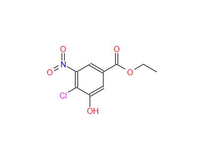 2386539-02-0；Benzoic acid, 4-chloro-3-hydroxy-5-nitro-, ethyl ester