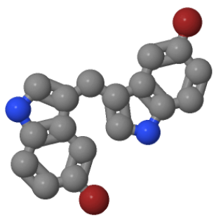 5,5'-dibromo-3,3'-diindolylmethane;5030-96-6