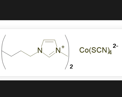 2（1-丁基-3-甲基咪唑鎓）四硫代氰基钴酸盐；1245942-47-5