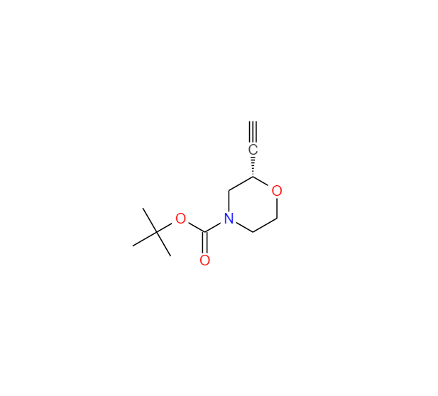 4-Morpholinecarboxylic acid, 2-ethynyl-, 1,1-dimethylethyl ester, (2S)-