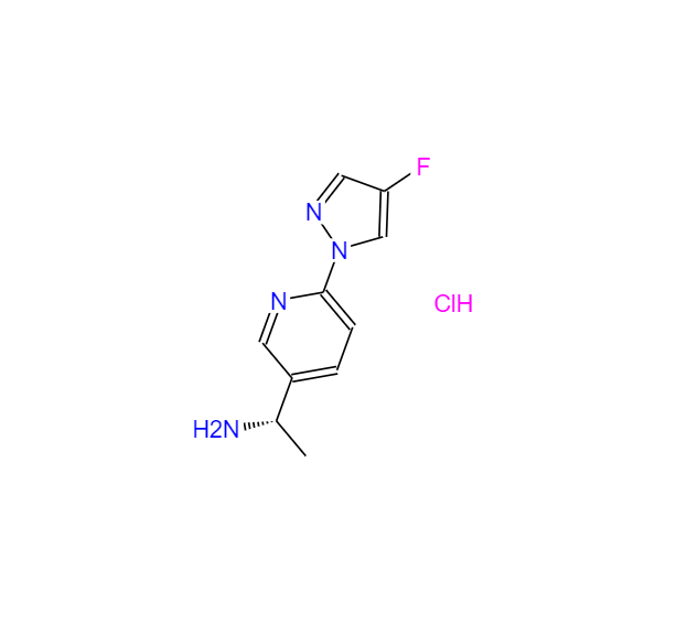 (S)-1-(6-(4-氟-1H-吡唑-1-基)吡啶-3-基)乙胺二盐酸盐