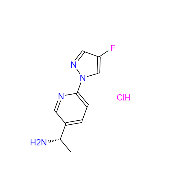 (S)-1-(6-(4-氟-1H-吡唑-1-基)吡啶-3-基)乙-1-胺盐酸盐