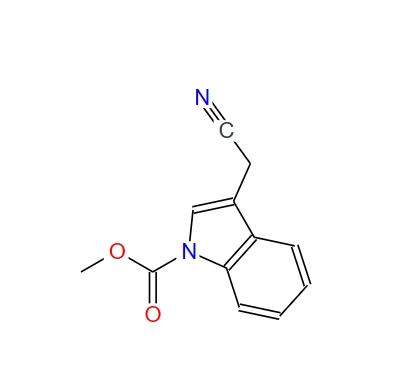 2-(1-methoxycarbonylindol-3-yl)acetonitrile 115610-85-0