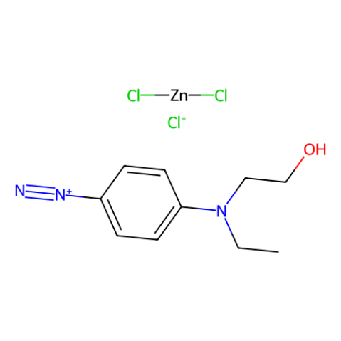 aladdin 阿拉丁 D154174 4-重氮-N-乙基-N-(2-羟乙基)氯化苯胺氯化锌复盐 13532-96-2 >94.0%(T)