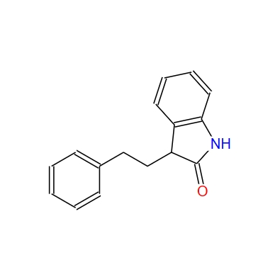 3-(2-phenylethyl)-1,3-dihydro-2H-indol-2-one 282549-39-7