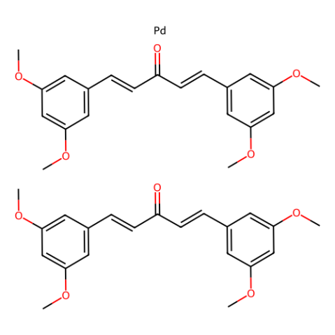 aladdin 阿拉丁 D119876 双(3,5,3′,5′-二甲氧基二亚苄基丙酮)钯(0) 811862-77-8 96%