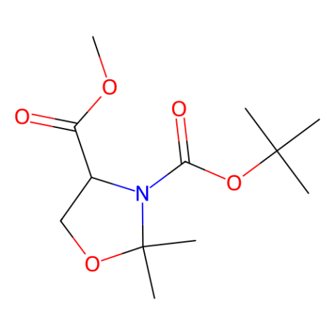 aladdin 阿拉丁 S161368 (S)-(-)-3-叔丁氧羰基-4-甲氧羰基-2,2-二甲基-1,3-恶唑烷 108149-60-6 >96.0%(GC)