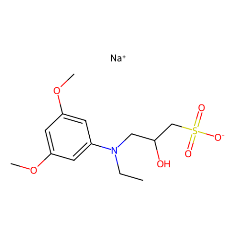 aladdin 阿拉丁 D108991 N-乙基-N-(2-羟基-3-磺丙基)-3,5-二甲氧基苯胺钠盐  83777-30-4 99%