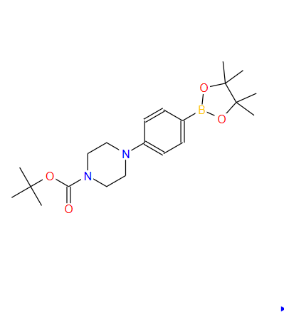 470478-90-1；4-[4-(N-BOC)哌嗪-1-基]苯基硼酸频哪酯；4-(4-TERT-BUTOXYCARBONYLPIPERAZINYL)PHENYLBORONIC ACID, PINACOL ESTER