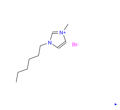 85100-78-3；1-己基-3-甲基溴化咪唑翁；1-HEXYL-3-METHYLIMIDAZOLIUM BROMIDE