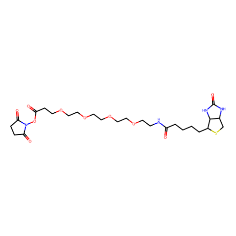 aladdin 阿拉丁 B122233 15-生物素-氨基-4,7,10,13-二氧杂壬酸N-羟基琥珀酰亚胺 459426-22-3 97%
