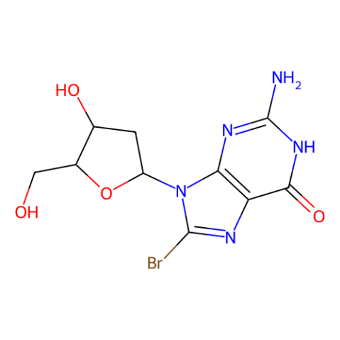 aladdin 阿拉丁 B122946 8-溴-2'-脱氧鸟苷 13389-03-2 99%