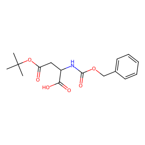 aladdin 阿拉丁 Z116906 N-苄氧羰基-L-天门冬氨酸 4-叔丁酯 5545-52-8 98%