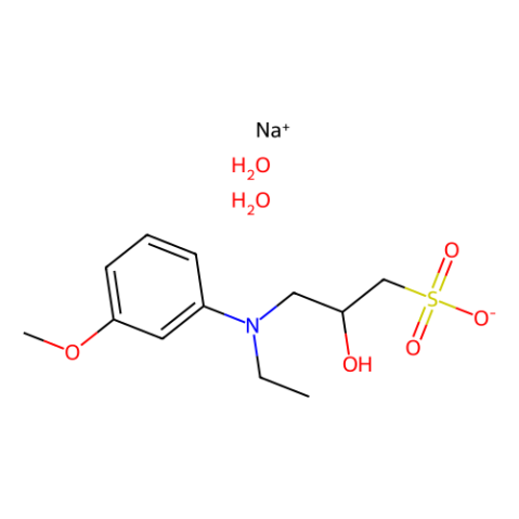 aladdin 阿拉丁 E113054 N-乙基-N-(2-羟基-3-磺丙基)-3-甲氧基苯胺钠盐二水合物 82692-96-4 98%