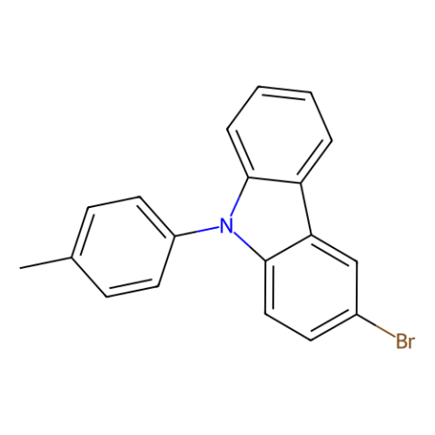 aladdin 阿拉丁 B152033 3-溴-9-(对甲苯基)-9H-咔唑 731016-44-7 >97.0%(GC)