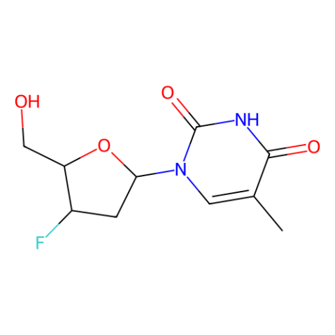 aladdin 阿拉丁 D132868 3′-脱氧-3′-氟胸苷 25526-93-6 97%