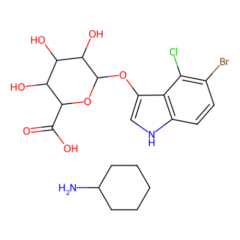 aladdin 阿拉丁 B104857 5-溴-4-氯-3-吲哚基-β-D-葡糖苷酸环己胺盐（X-GlcA） 114162-64-0 99%