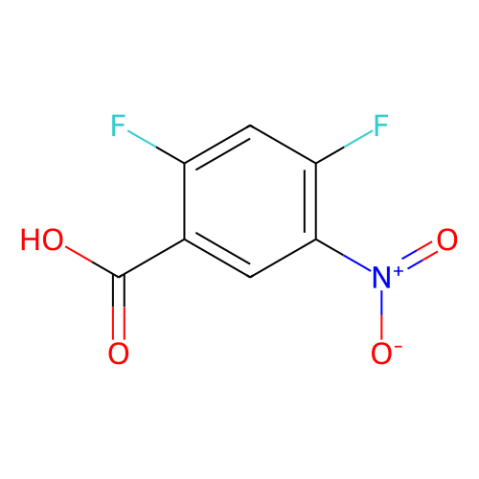aladdin 阿拉丁 D131901 2,4-二氟-5-硝基苯甲酸 153775-33-8 97%
