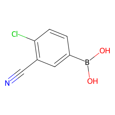 aladdin 阿拉丁 C134591 4-氯-3-氰基苯硼酸(含有数量不等的酸酐) 871332-95-5 98%