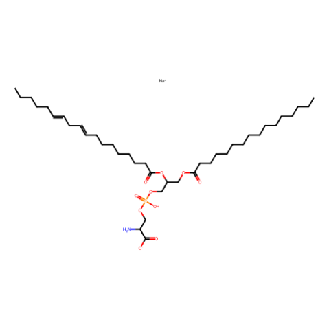 aladdin 阿拉丁 P130337 1-棕榈酰基-2-亚油酰基-sn-甘油-3-磷酸-L-丝氨酸(钠盐) 384833-20-9 >99%