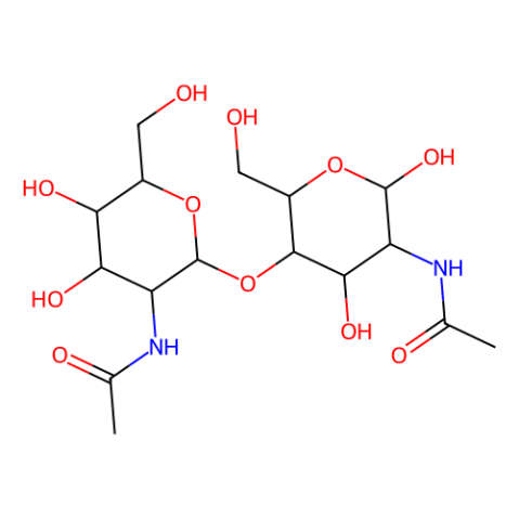 aladdin 阿拉丁 N130902 N,N'-二乙酰基壳二糖α/β混合物 35061-50-8 ＞98%(HPLC)