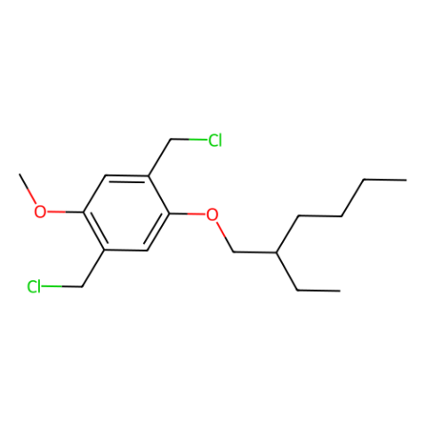 aladdin 阿拉丁 B117930 2,5-二(氯甲基)- 1-甲氧基-4- (2-乙基已氧基)-苯 146370-52-7 98%