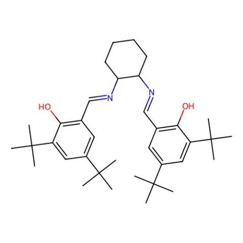 aladdin 阿拉丁 B117999 (S,S)-(+)-N,N′-双(3,5-二-叔丁基亚水杨基) -1,2-环已二胺 135616-36-3 98%