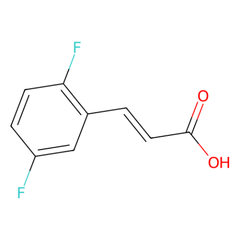 aladdin 阿拉丁 D120764 反式-2,5-二氟肉桂酸 112898-33-6 98%