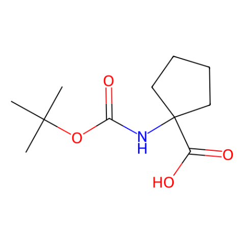 aladdin 阿拉丁 B102436 1-(Boc-氨基)环戊烷羧酸 35264-09-6 98%