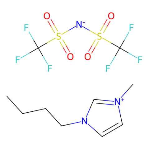 aladdin 阿拉丁 B101513 1-丁基-3-甲基咪唑双三氟甲磺酰亚胺盐 174899-83-3 98%