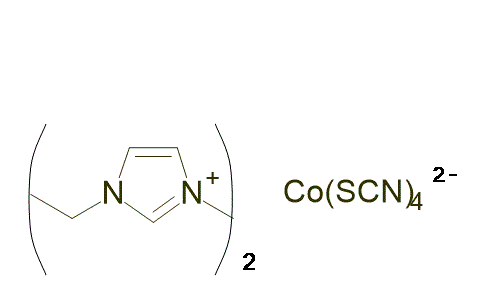 1255925-80-4；双（1-乙基-3-甲基咪唑鎓）四硫代氰基钴酸盐