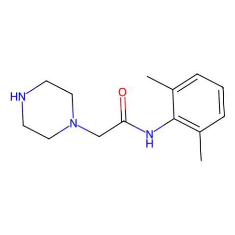 aladdin 阿拉丁 N133474 N-(2,6-二甲苯基)-1-哌嗪乙酰胺 5294-61-1 >98.0%(GC)