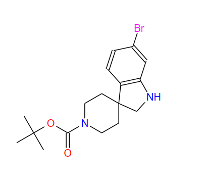 1707369-75-2；6-溴-1,2-二氢螺[吲哚-3,4'-哌啶]-1'-羧酸叔丁酯