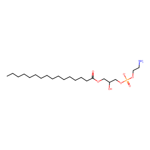 aladdin 阿拉丁 P130501 1-棕榈酰基-2-羟基-sn-甘油-3-磷酸乙醇胺 53862-35-4 >99%