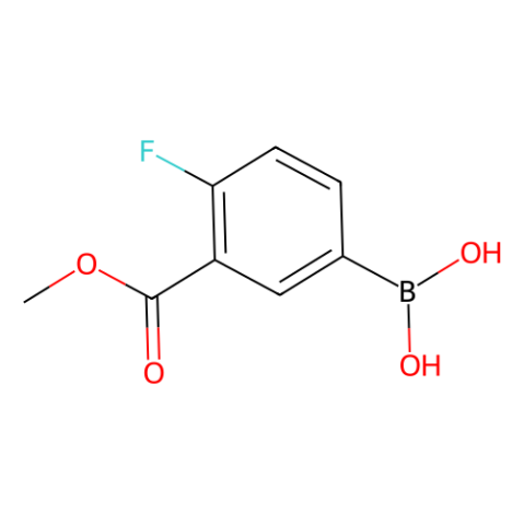 aladdin 阿拉丁 F134597 4-氟-3-(甲氧基羰基)苯基硼酸 (含不同量的酸酐) 874219-35-9 98%