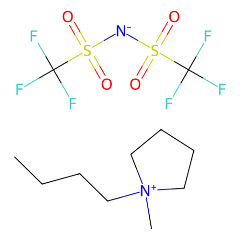 aladdin 阿拉丁 B101512 1-正丁基-1-甲基吡咯烷二(三氟甲基磺酰)酰亚胺 223437-11-4 98%