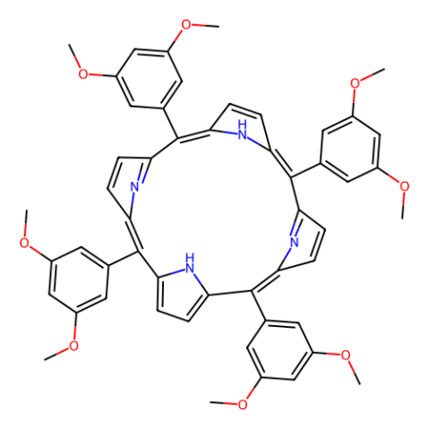 aladdin 阿拉丁 T123126 5,10,15,20-四(3,5-二甲氧苯基)卟啉 74684-34-7 95%