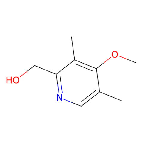 aladdin 阿拉丁 M102022 4-甲氧基-3,5-二甲基-2-羟甲基吡啶 86604-78-6 98%